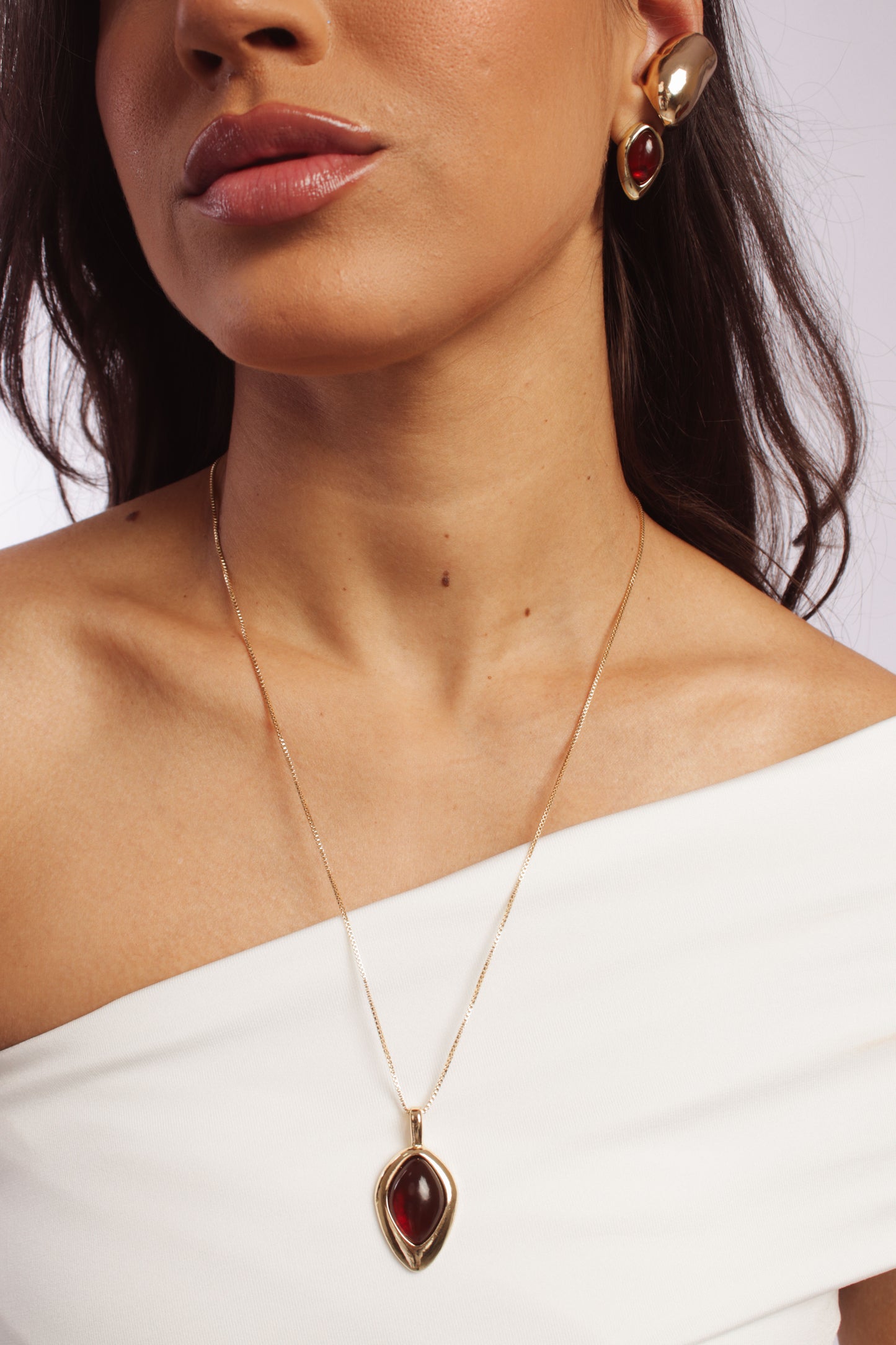 Brinco Escultura Âmbar