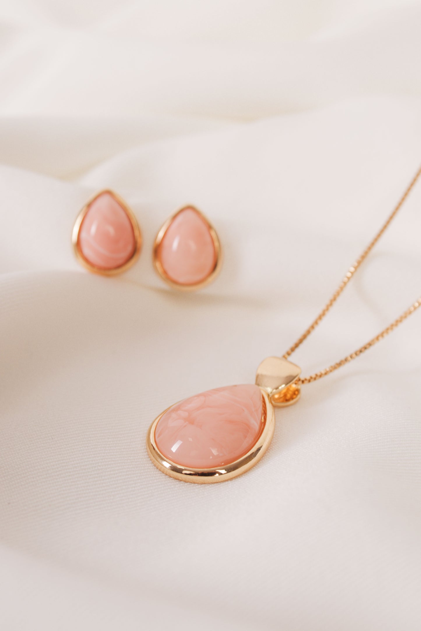 Brinco Gota Rosa